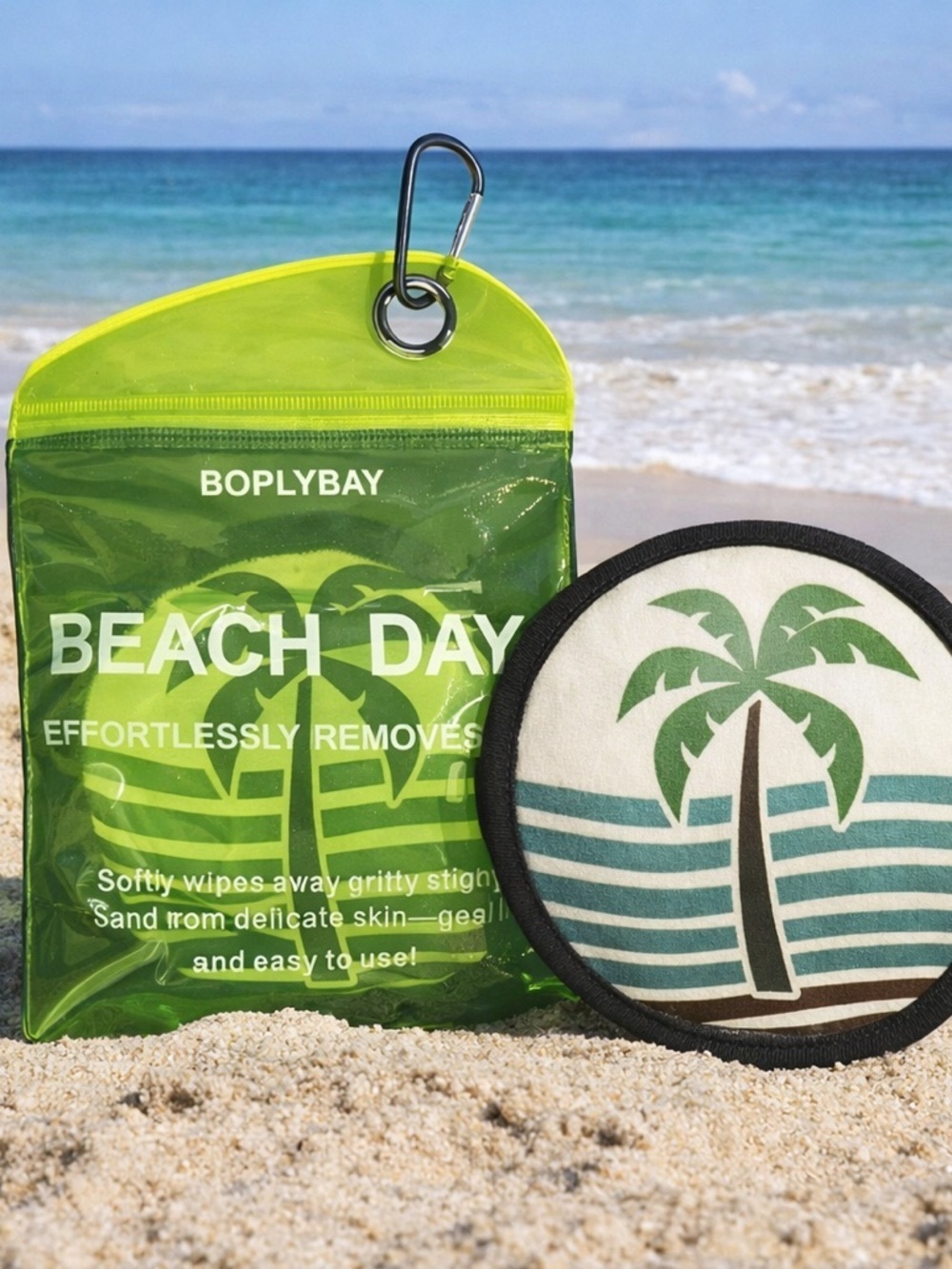 Sand Removal Bag & Mitt Set